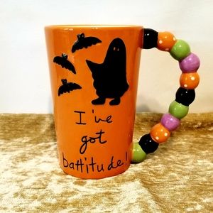 Sandra Magsamen "batitude" halloween coffee mug